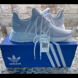 NWT Adidas NMD_R1 Primeblue Mens 8 White